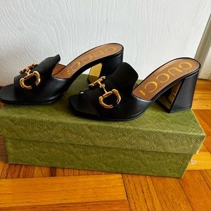 Gucci Charlotte Sandal size US 6 Nero (black)